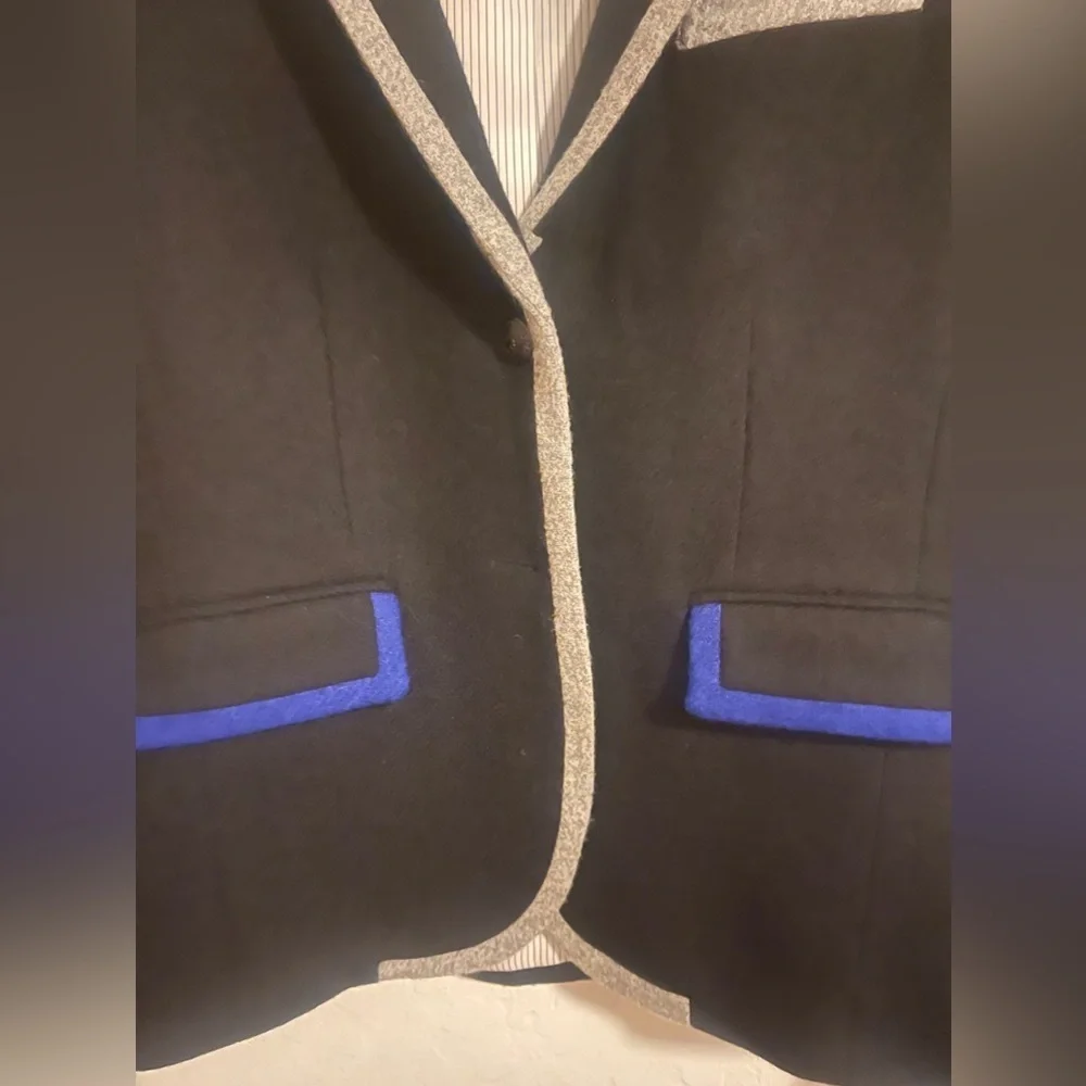 Brooks Brothers Colorblock Trim Blazer Size 6 - Picture 5 of 7